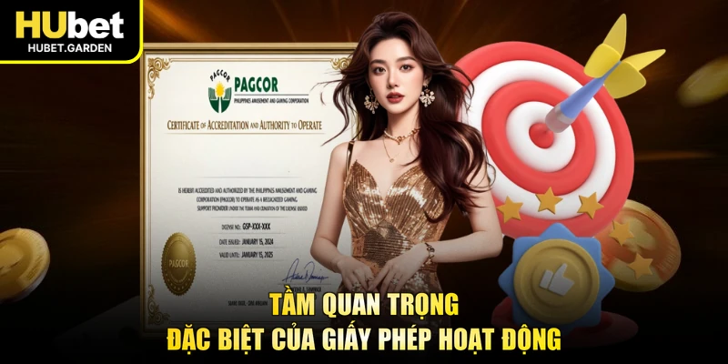Tầm quan trọng đặc biệt của giấy phép hoạt động